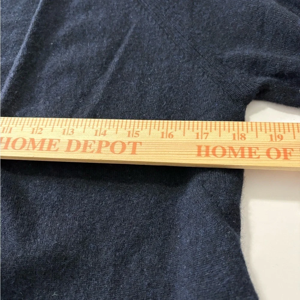 Zadig & Voltaire Lemy Navy Sweater Open Front Cardi w Stud Detail Down Sleeves - Picture 11 of 13